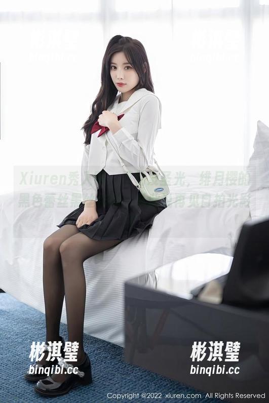 Xiuren秀人网 - 不怕没圣光，绯月樱的黑色蕾丝黑丝作品，从此说再见自拍光影！